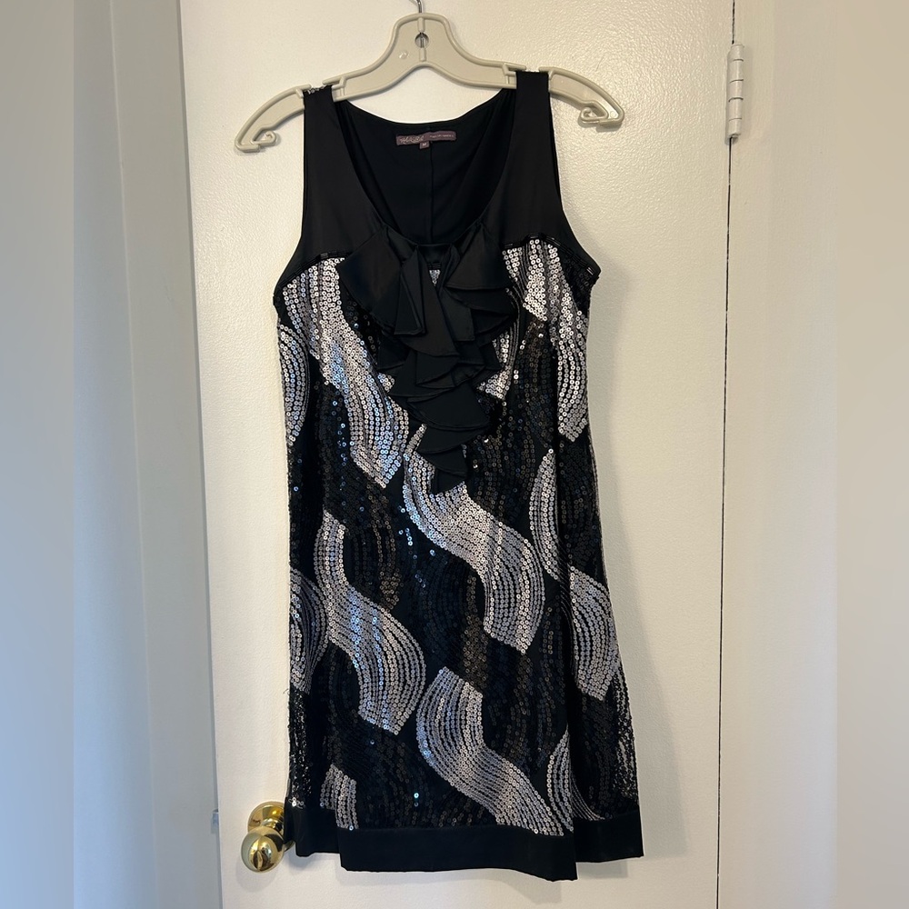 Hale Bob Sequin Cocktail Dress